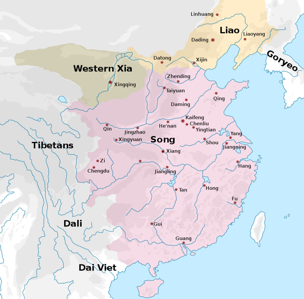 Song Dynasty map
